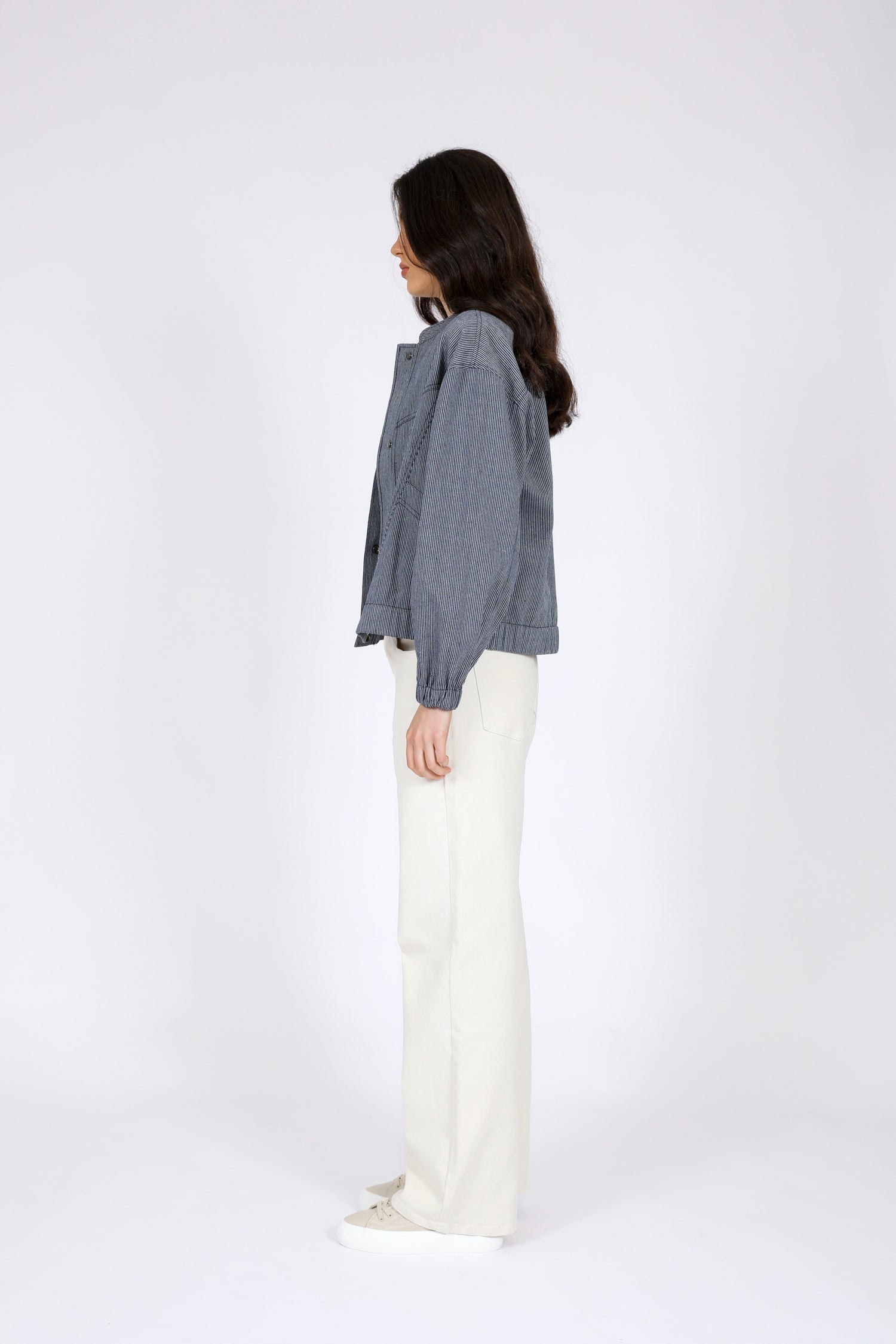 Beam Bomber Jacket - Ink Stripe