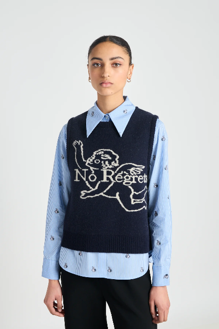 Deep Kick Vest - Navy