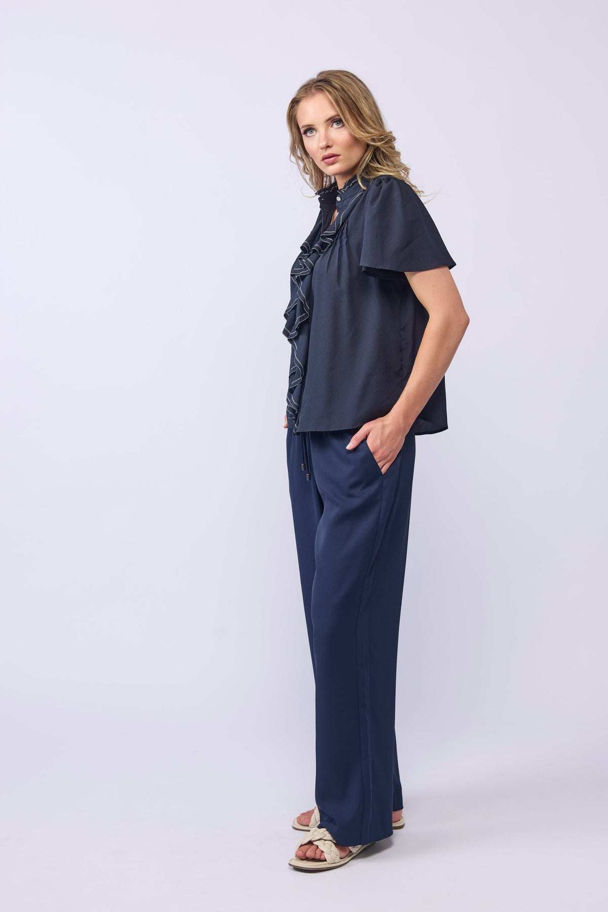 Drama the Label Cassie Blouse – Ink