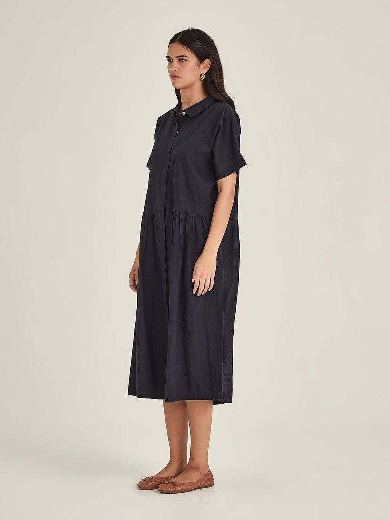 Sills Meadow Dress - French Navy