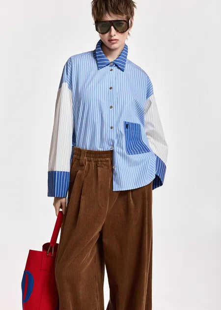 Essential Antwerp Kovid Shirt – Blue/Off White