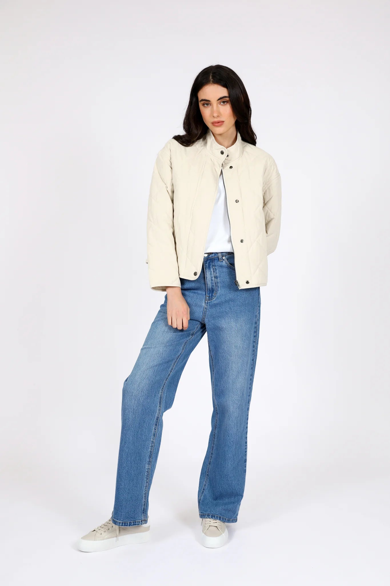 Kyoto Quilted Jacket – Oat