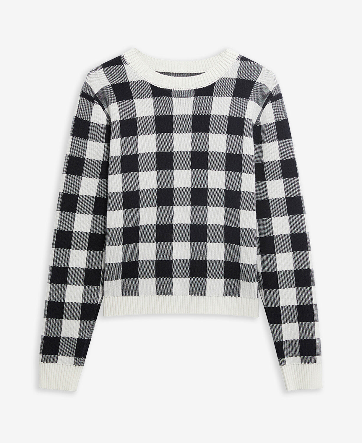 Barbour Avebury Gingham Crew Neck Jumper