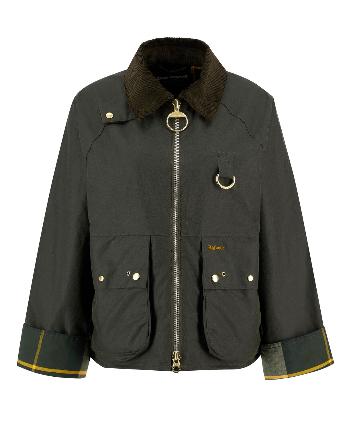 Kearton Wax Jacket - Archive Olive/Ancient Tartan