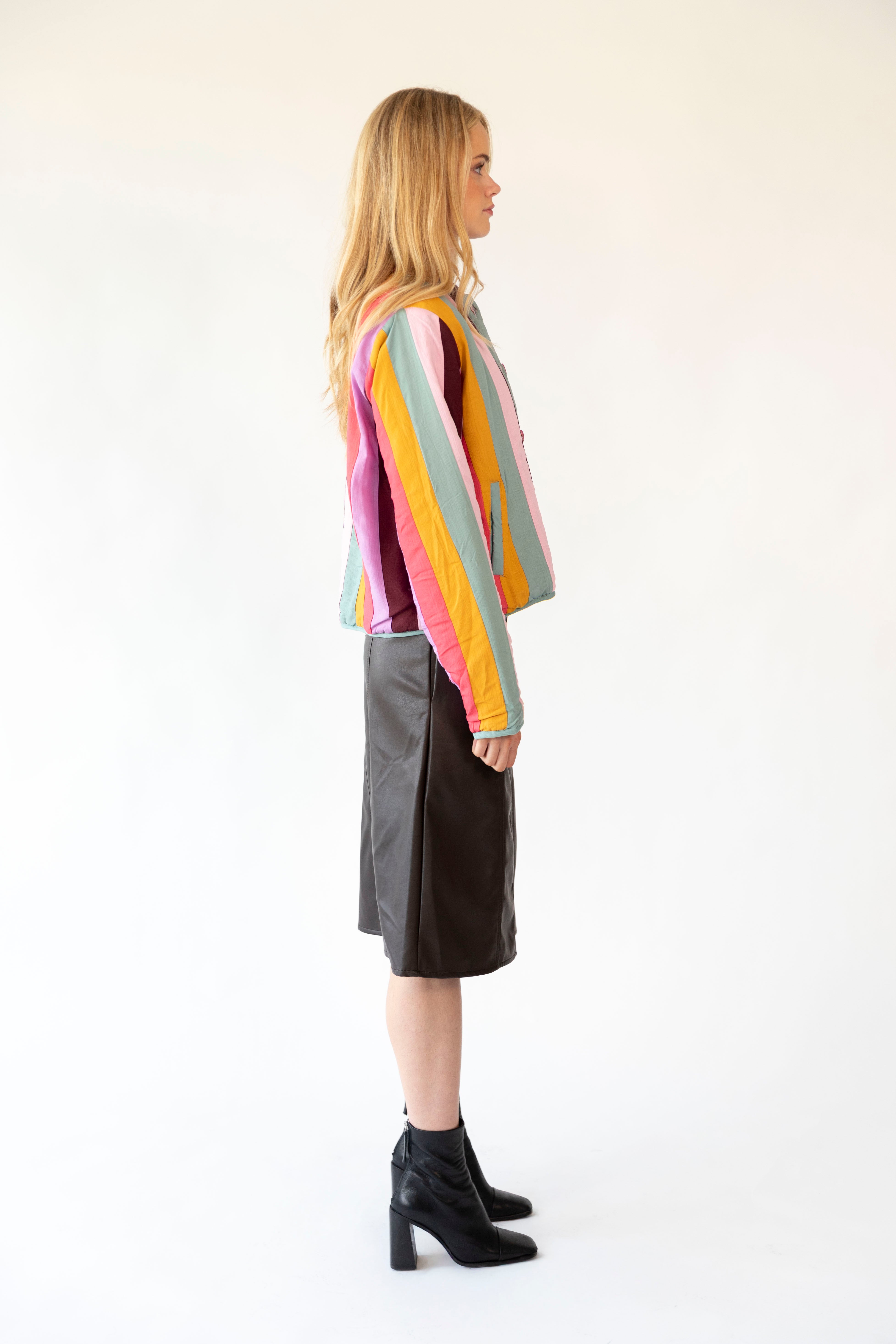 Emilia Stripe Jacket - Multi