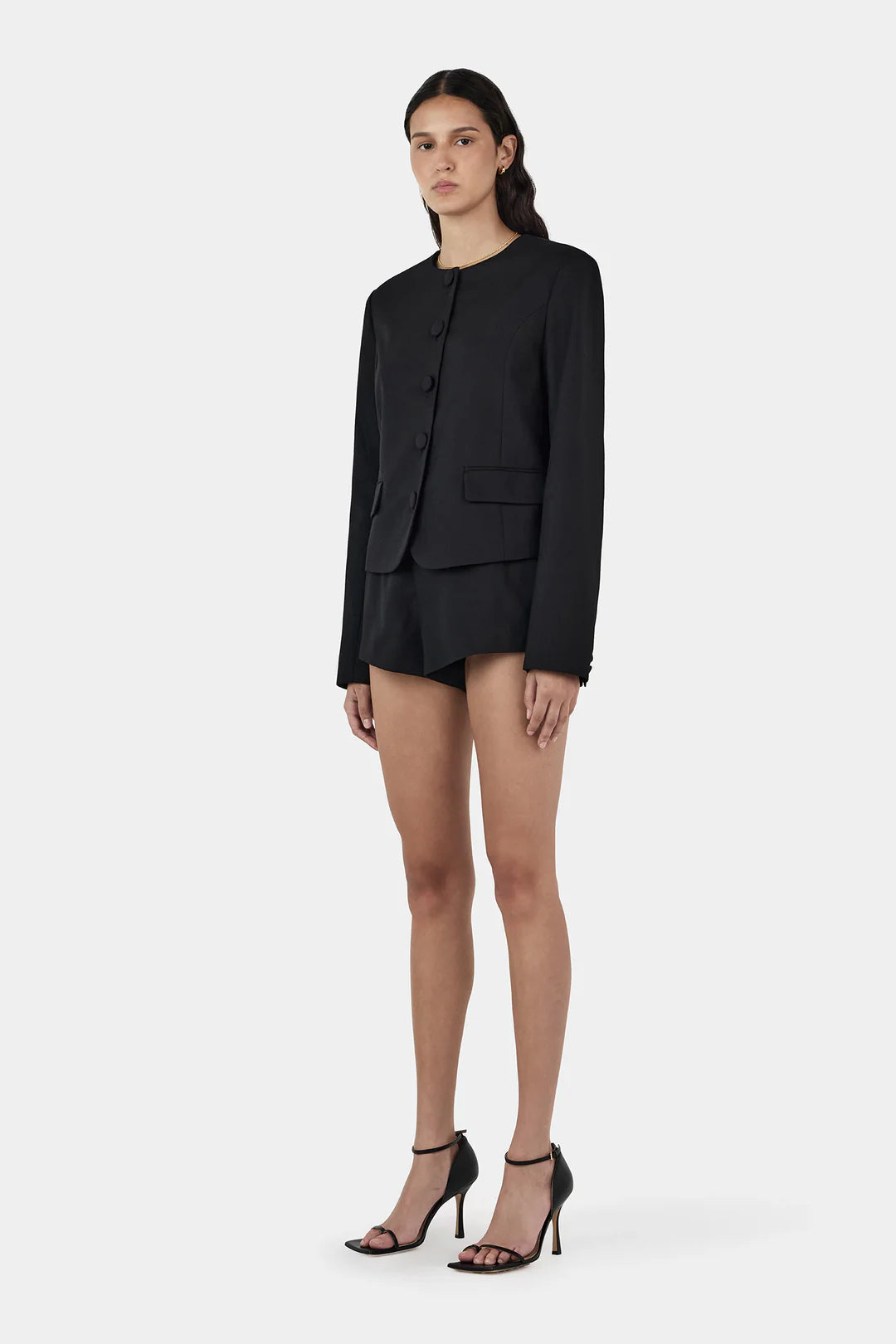 Millard Cropped Jacket - Black