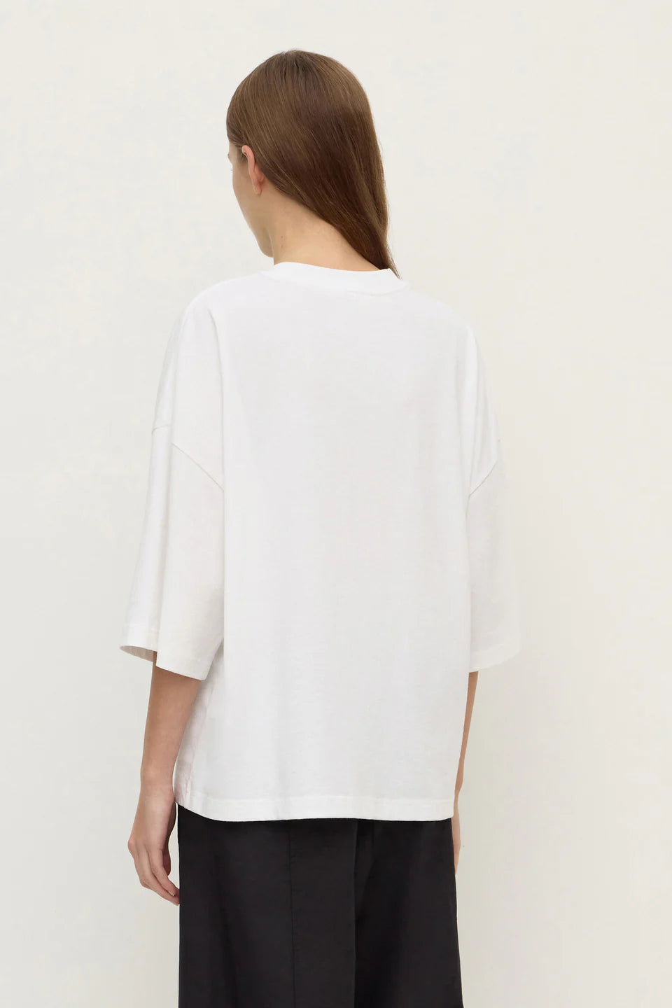 Assembly Label Max Cotton Oversized Tee - White