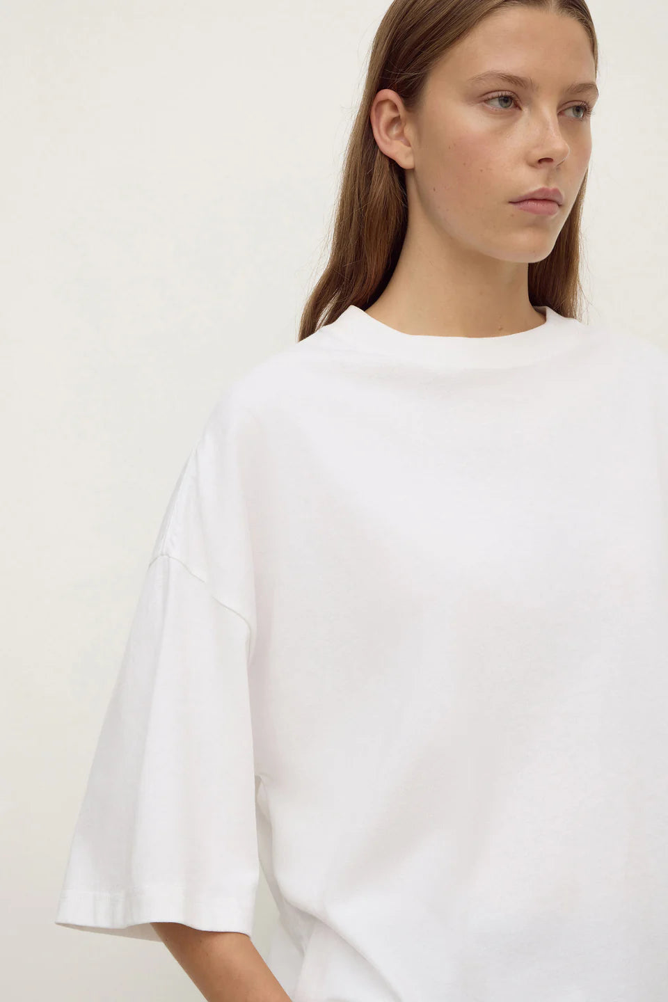 Assembly Label Max Cotton Oversized Tee - White