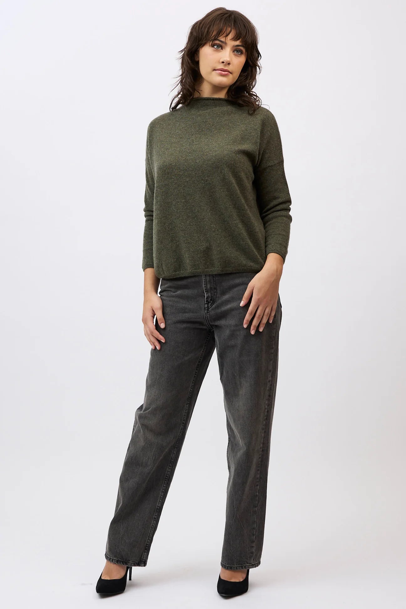 Sloane Mockneck - Military Green