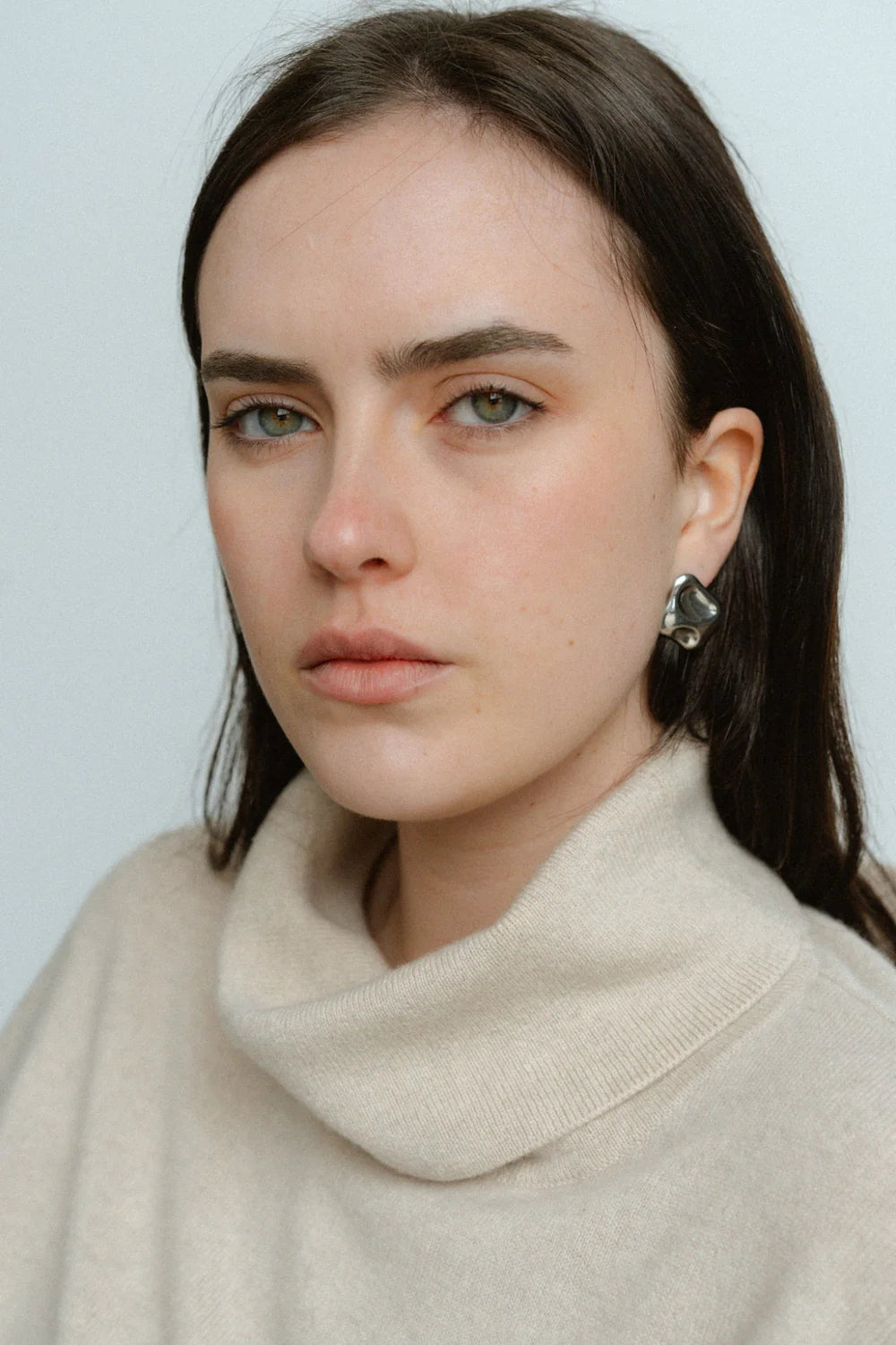 Molten Earrings - Silver