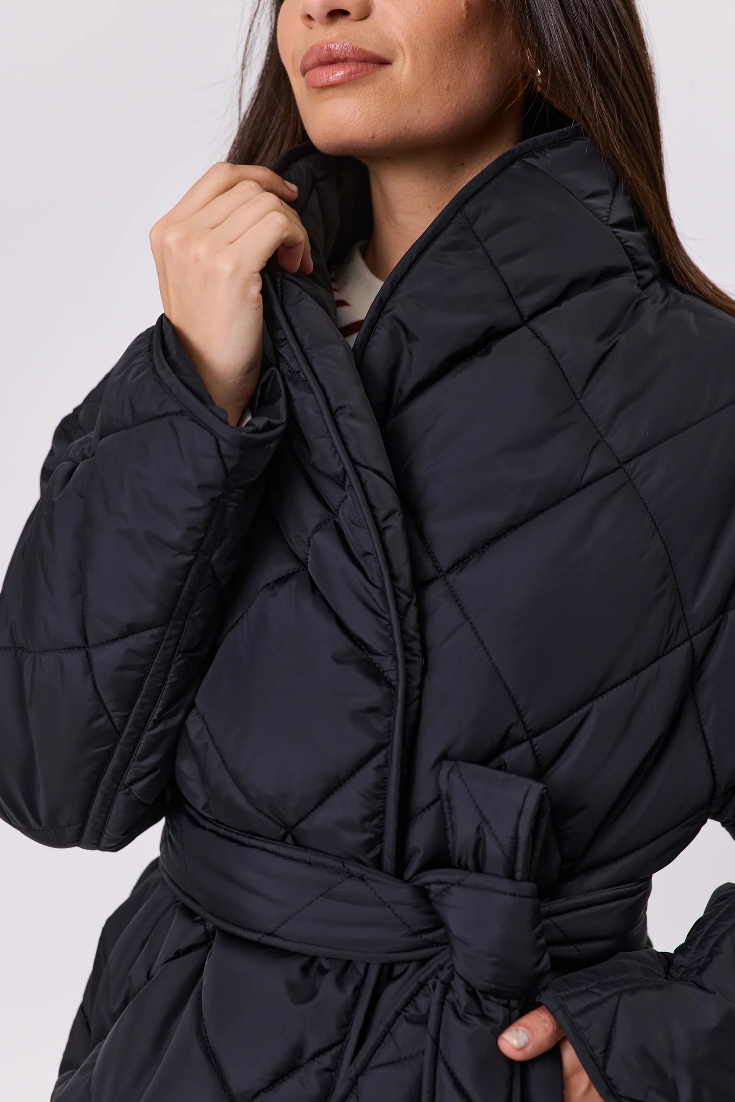 Marlow Montana Wrap Coat - Black