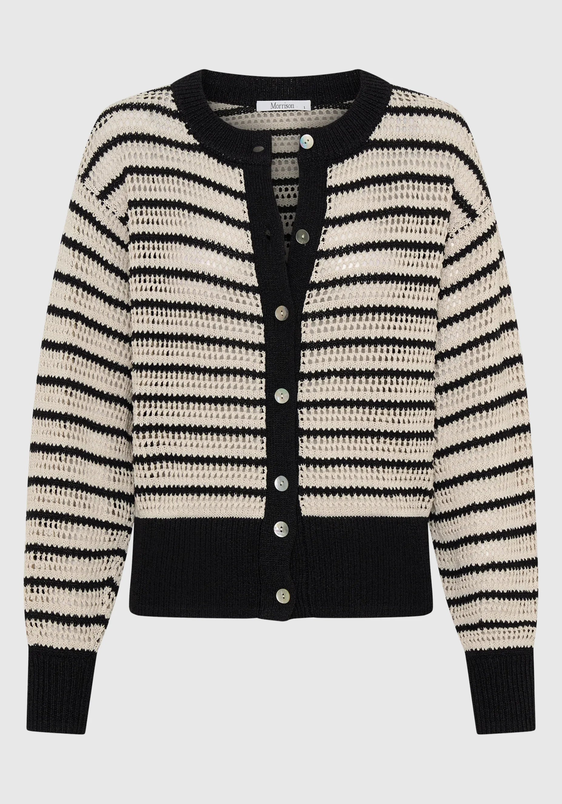 Morrison Clover Knit Cardigan - Stripe