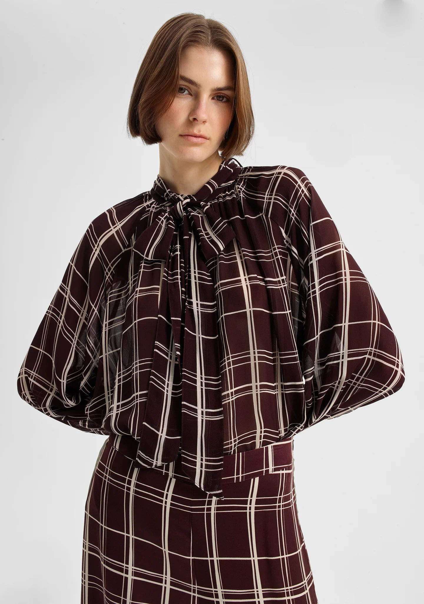 Morrison Francis Tie Blouse