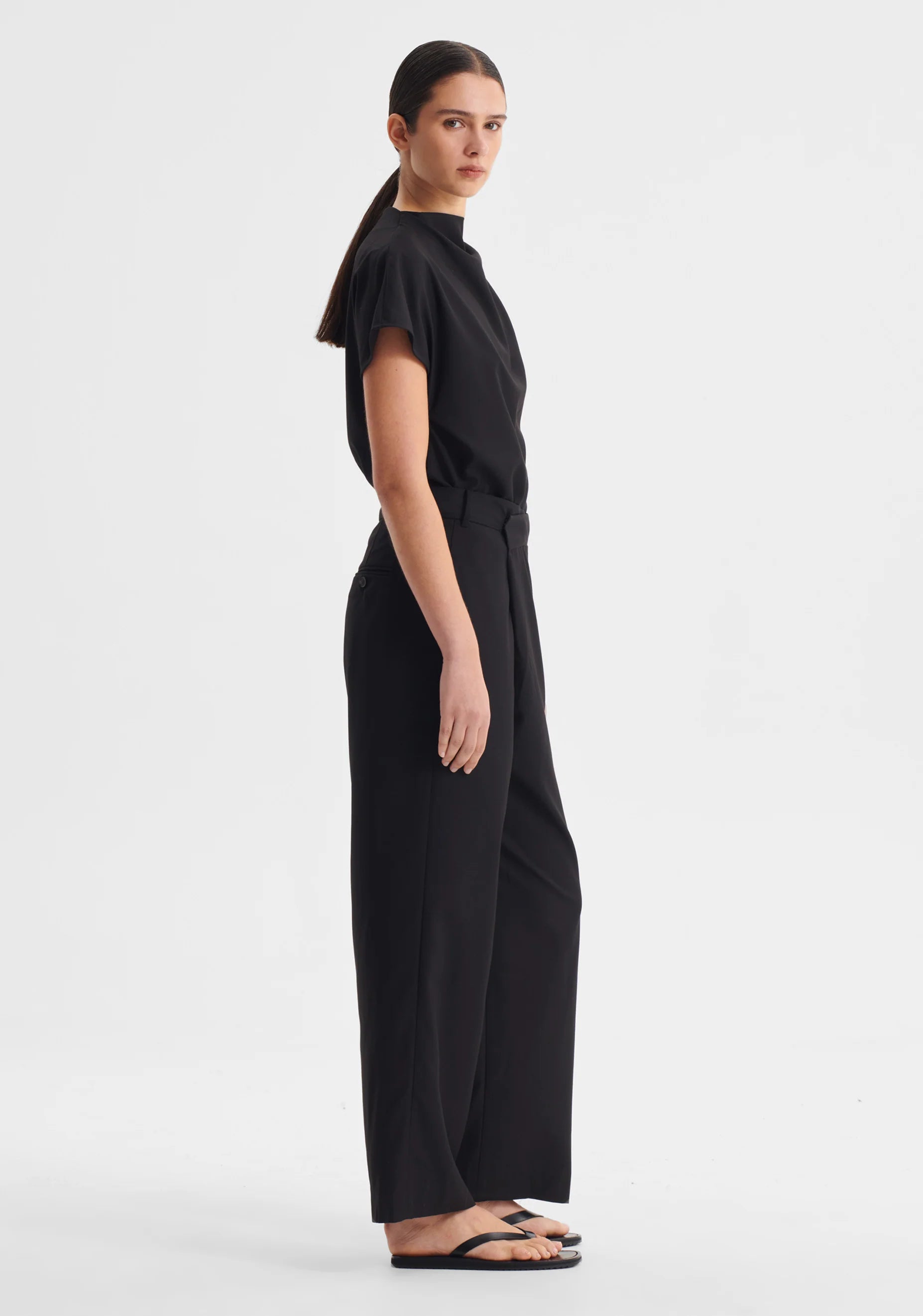 Sebastian Wrap Pant - Black
