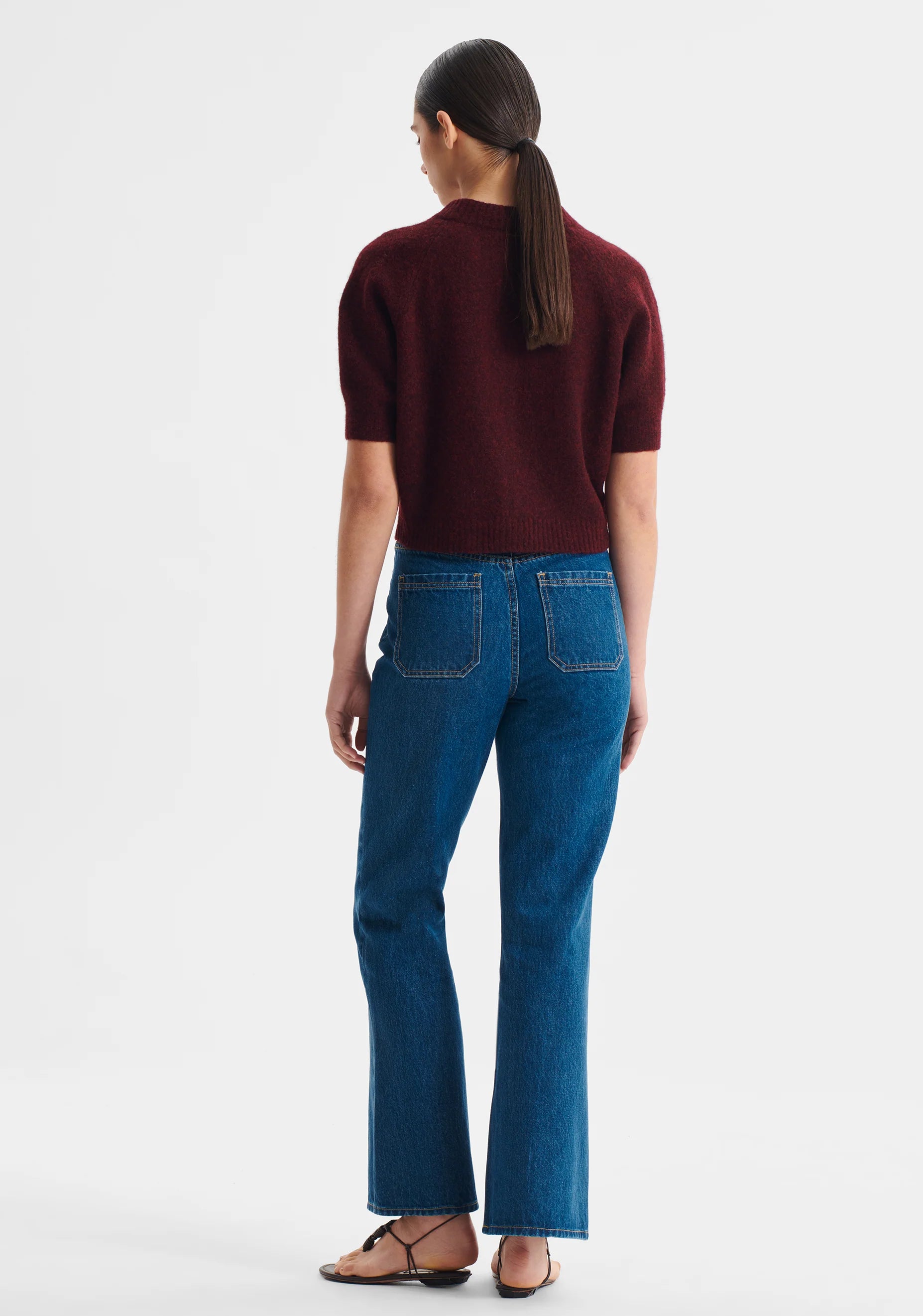 Morrison Solenne Knit Cardigan - Eggplant