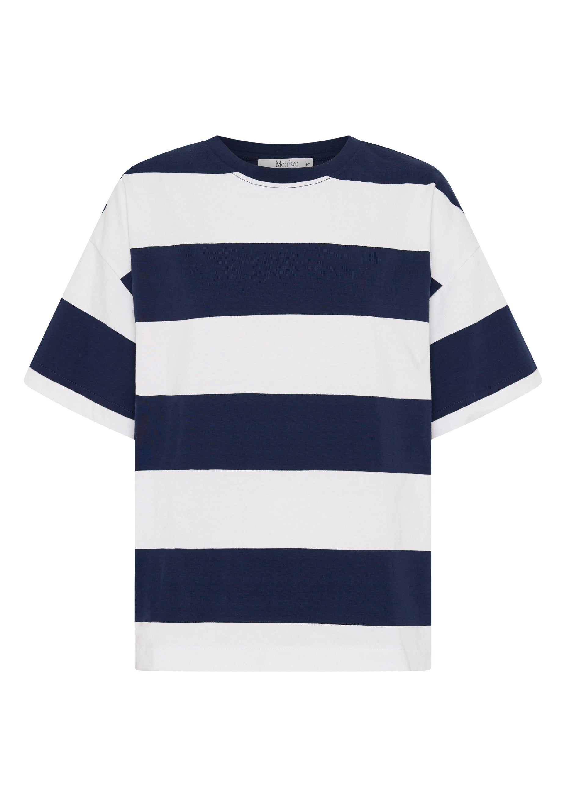 Rory Stripe Tee - Navy/White