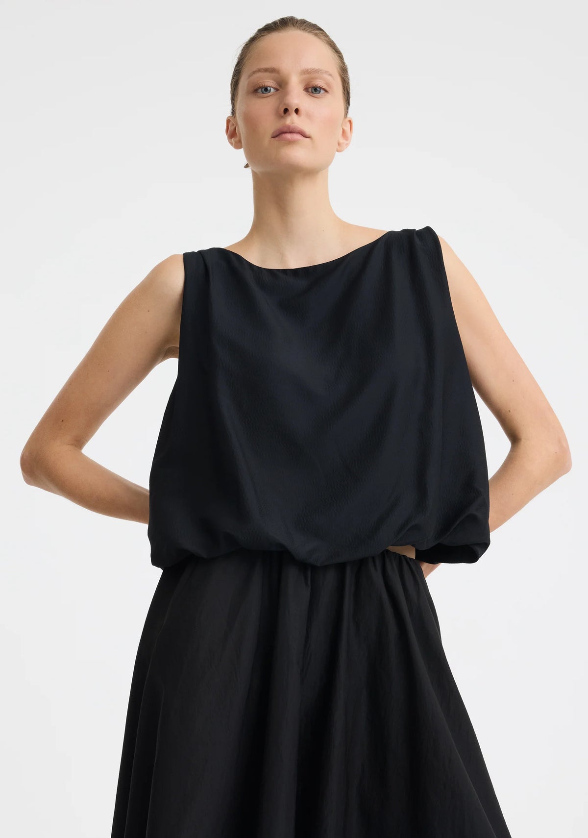 Morrison Celine Bubble Top - Black
