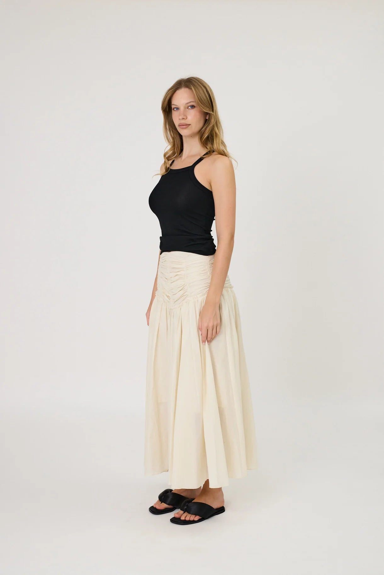 Remain Monte Skirt - Bone