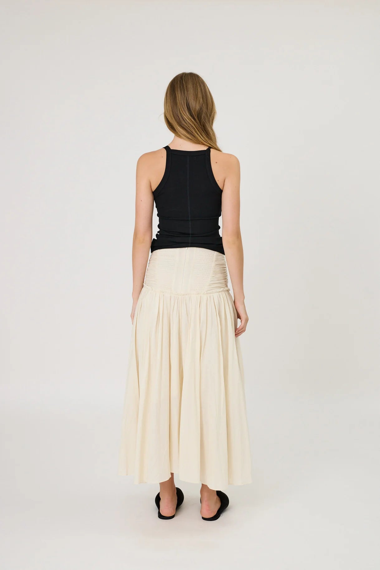 Remain Monte Skirt - Bone