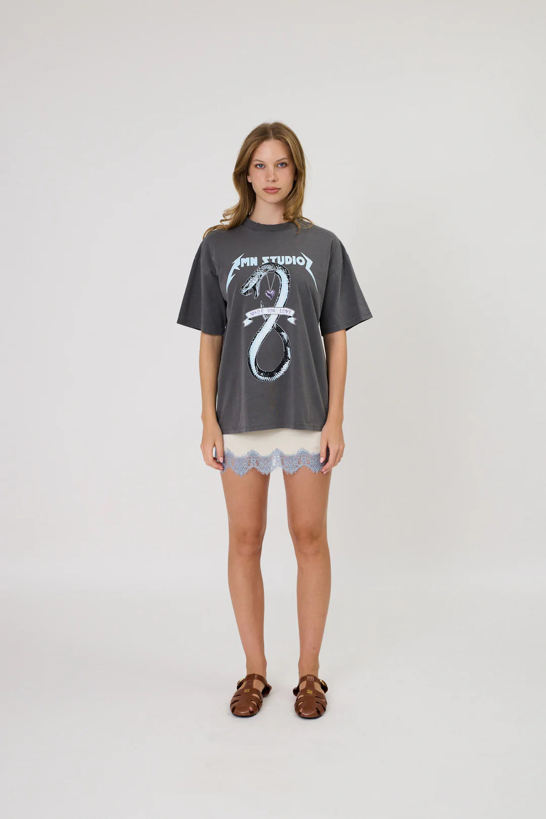 Remain Viper Tee - Washed Black