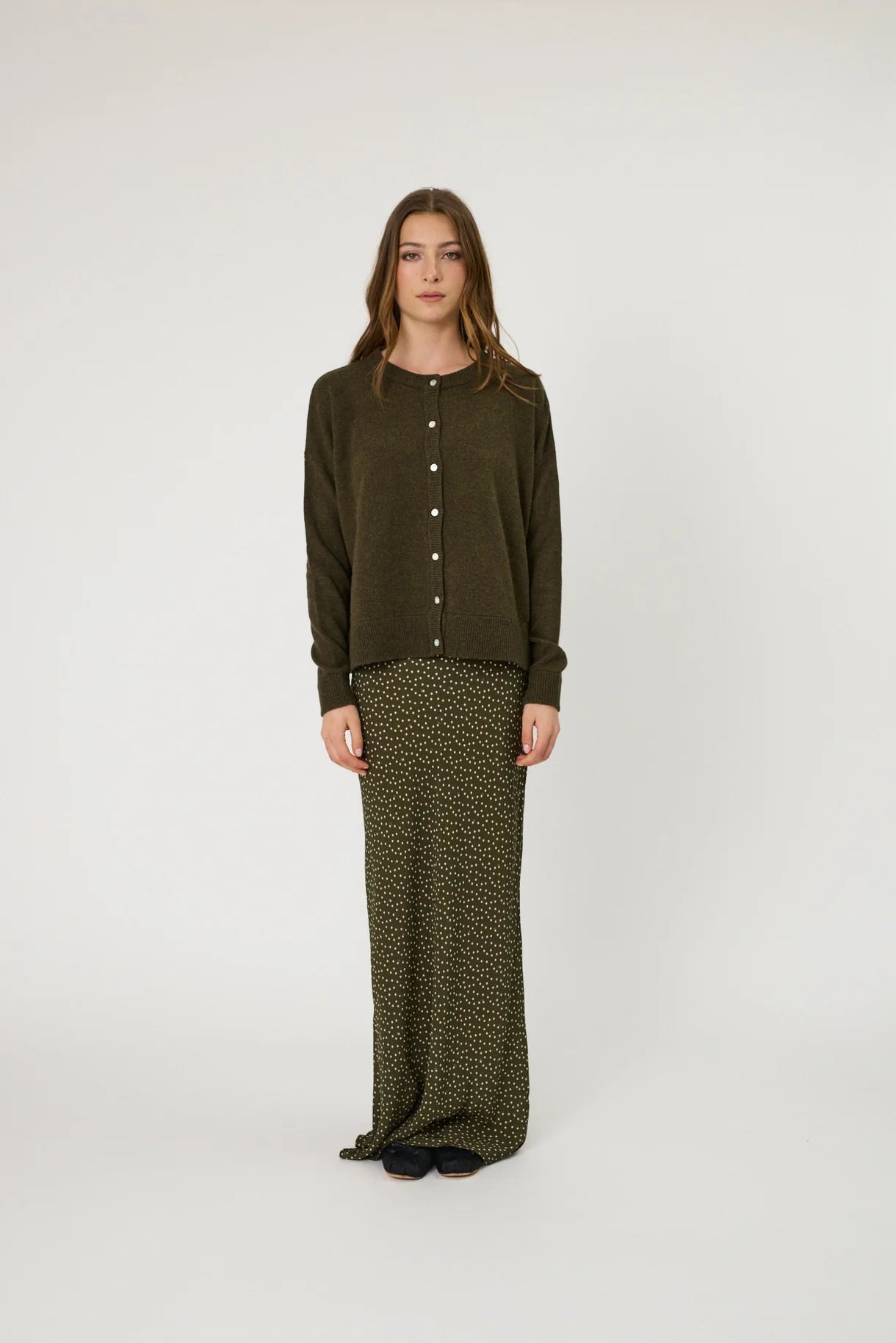 Tali Cardigan - Olive