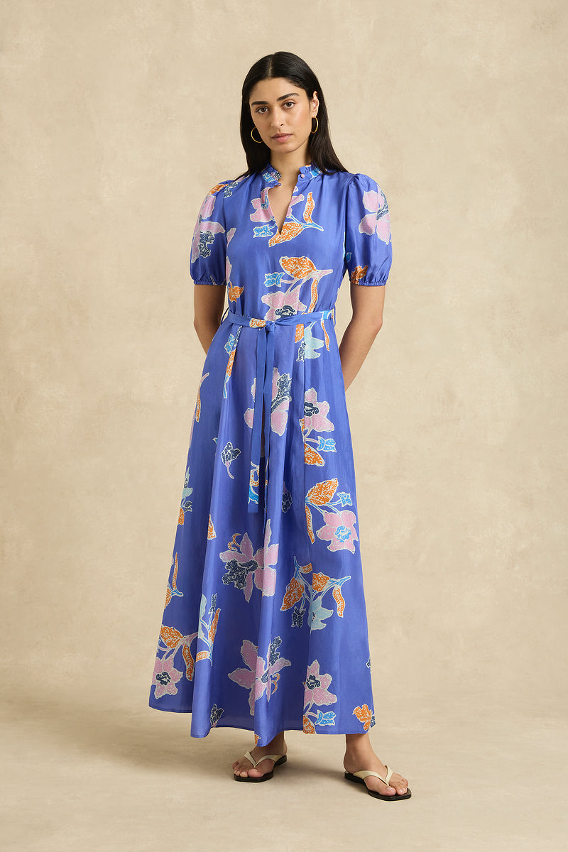 Oceanus Dress - Orchid Cobalt