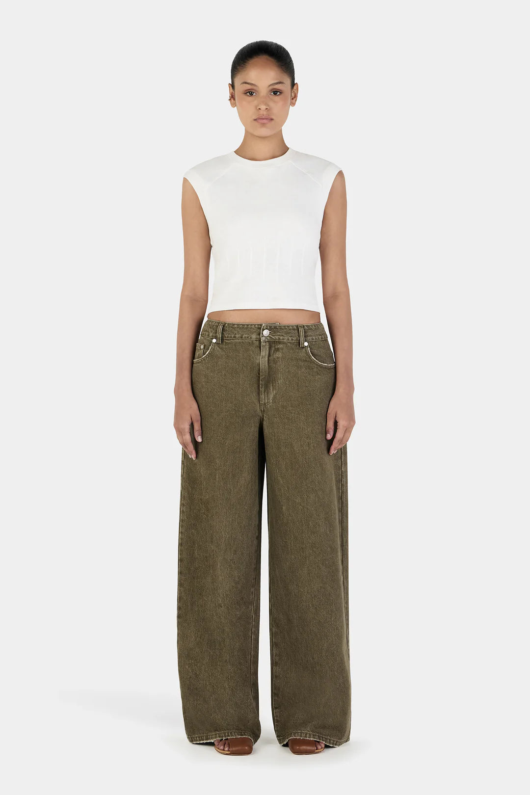 Paige Denim Jeans - Khaki