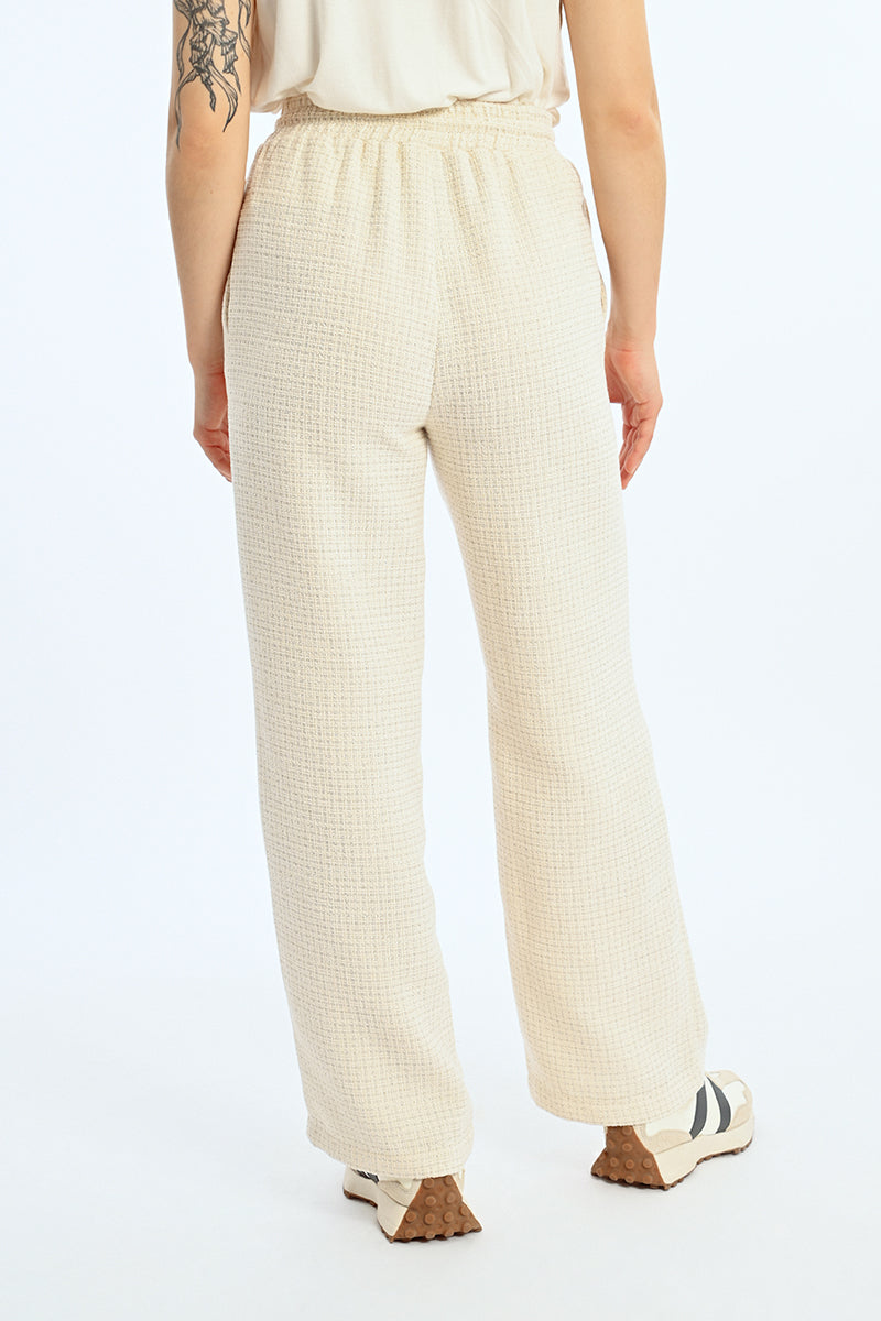 Lili Sidonio Textured Jogger - Off White