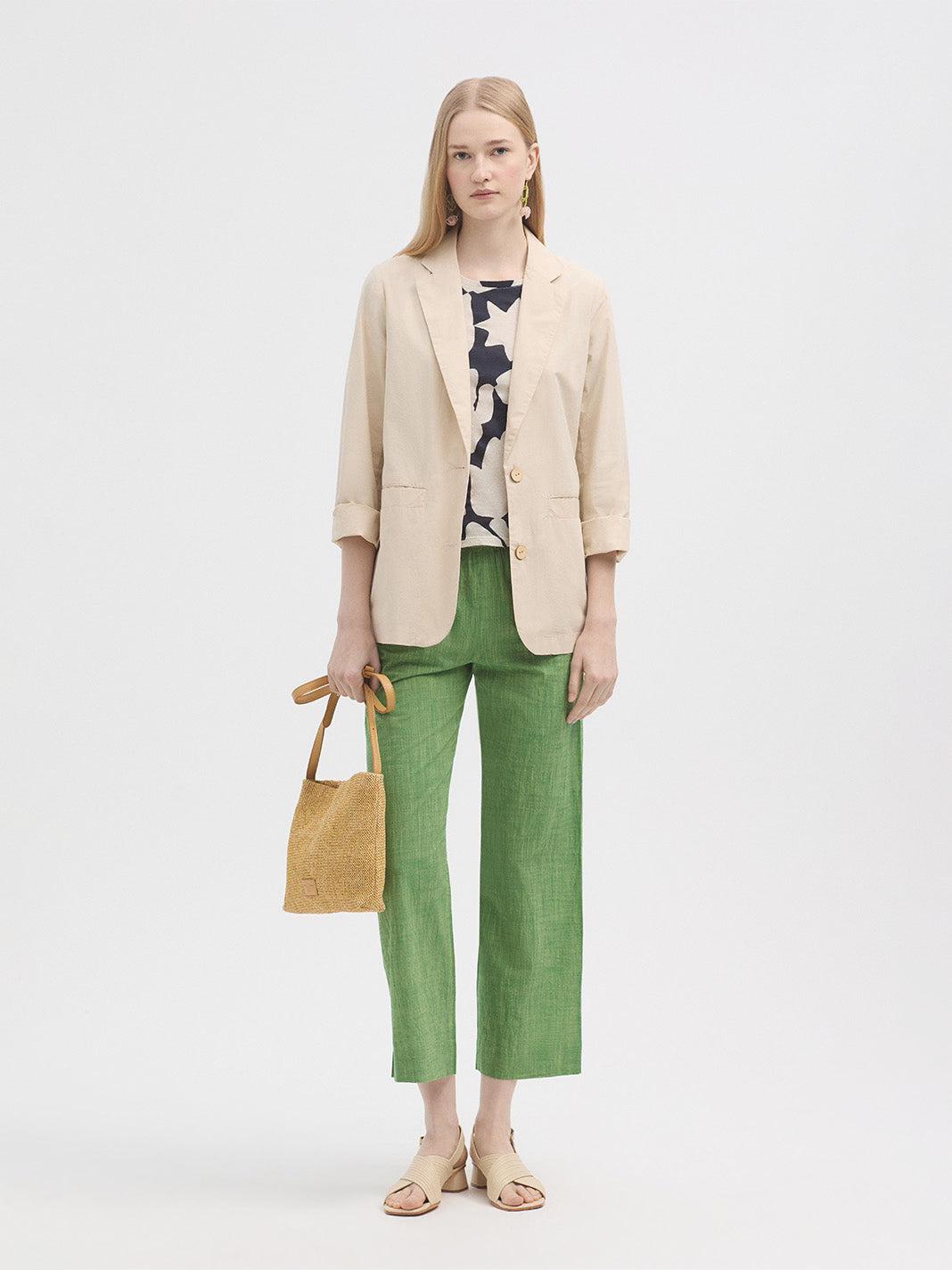 Chambray Trousers - Green