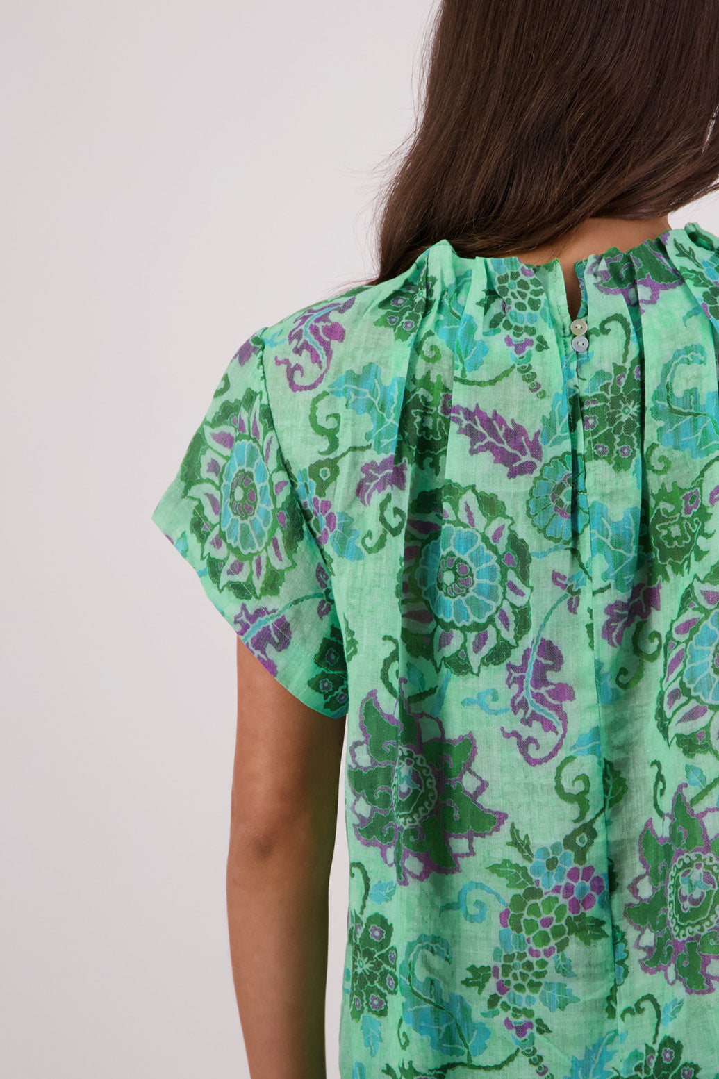 Briarwood Pia Top - Green Floral