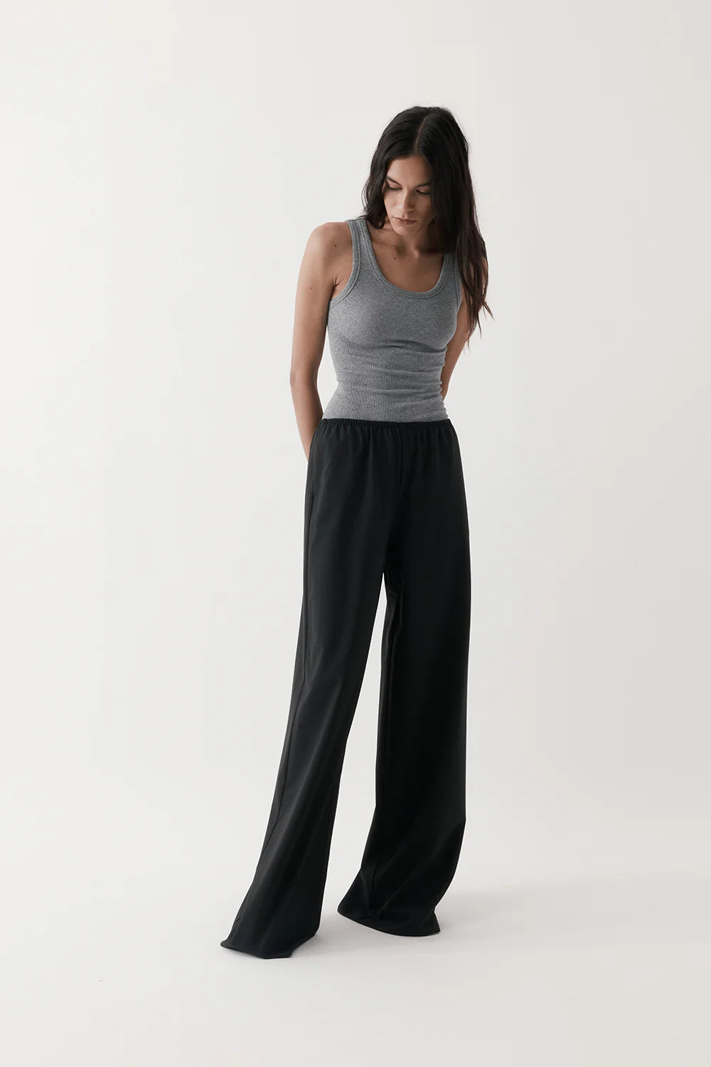 Pull On Trouser - Black