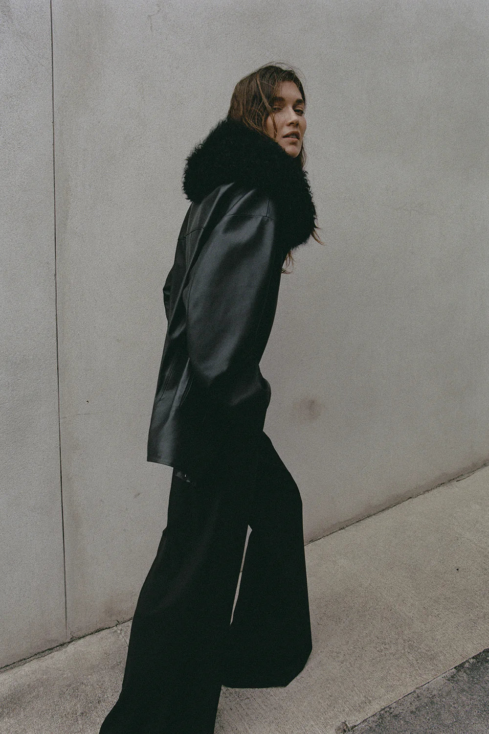 Pull On Trouser - Black