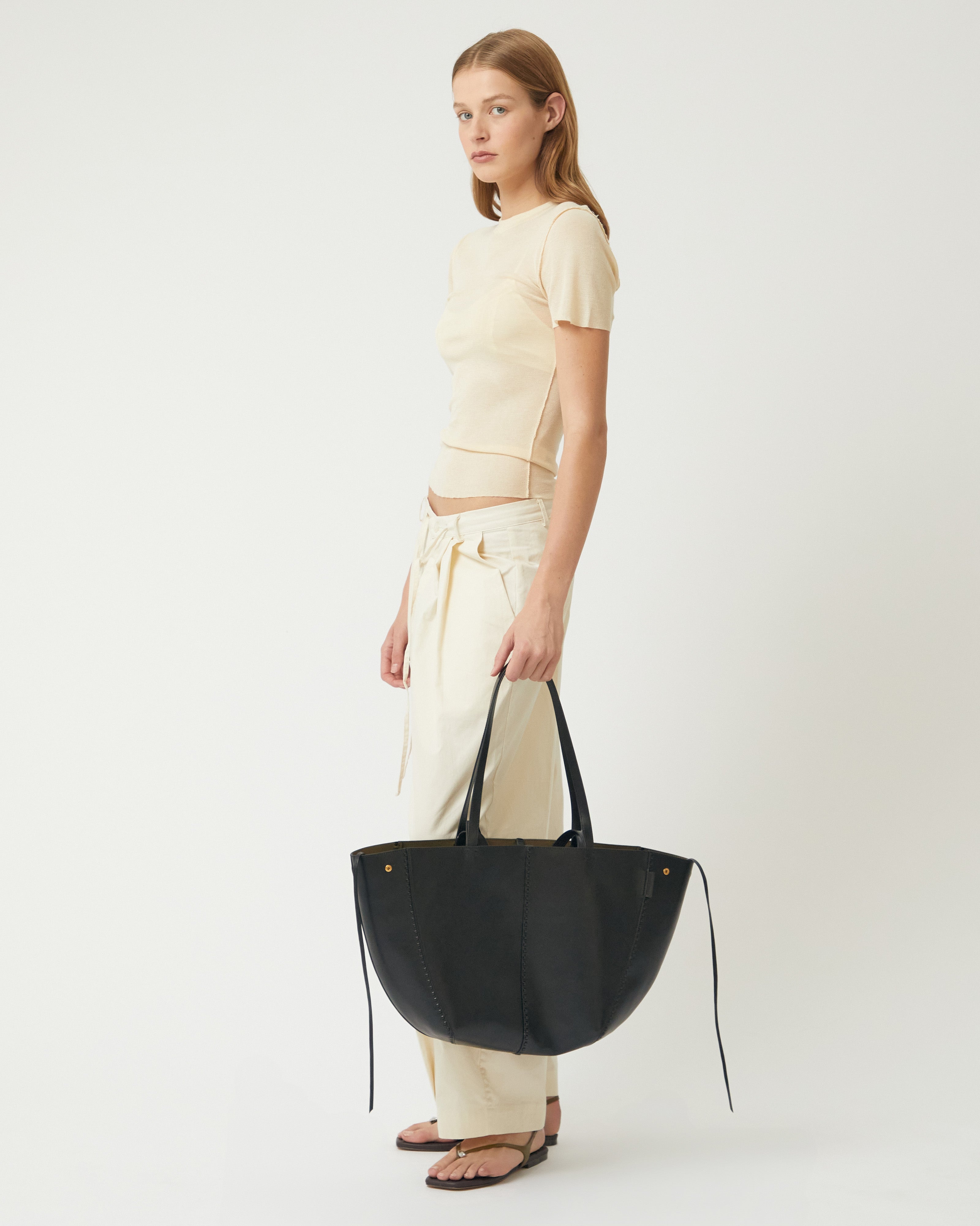 Brie Leon Reese Market Tote - Noir