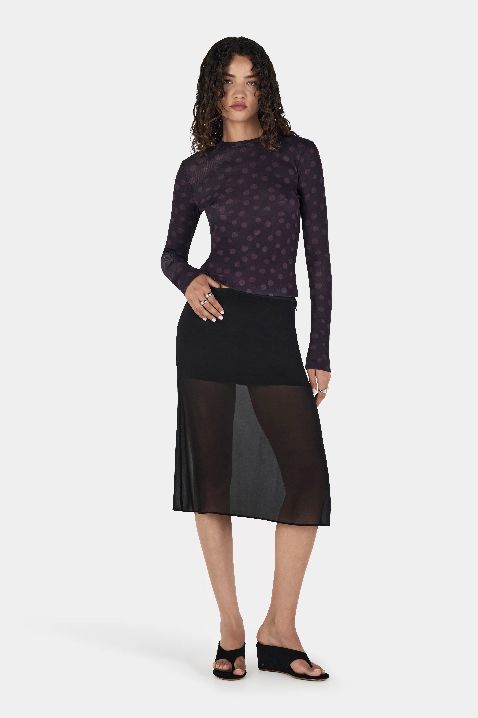 Rita Long Sleeve - Organic Polka
