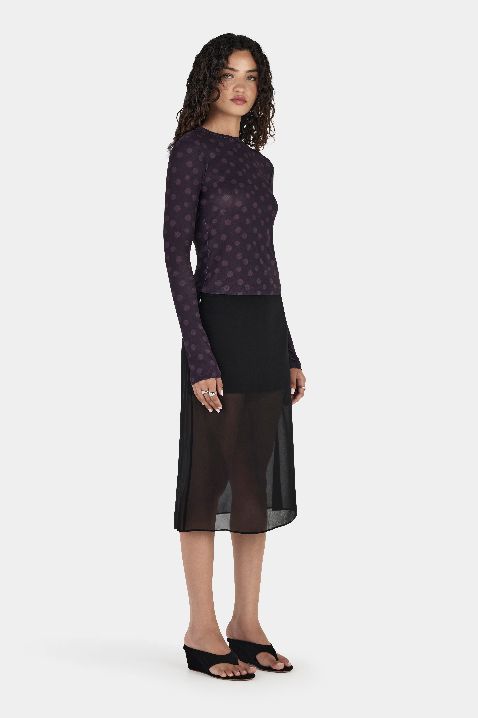 Rita Long Sleeve - Organic Polka
