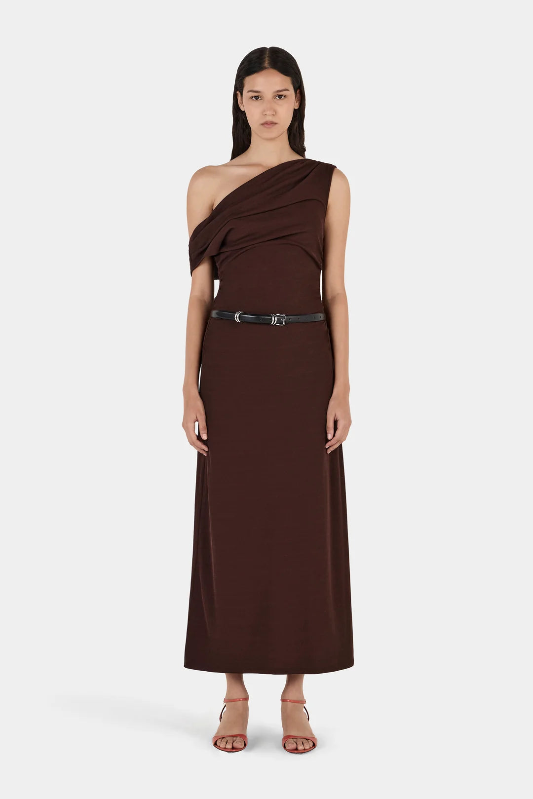 Hansen & Gretel Amara Midi Dress - Choc