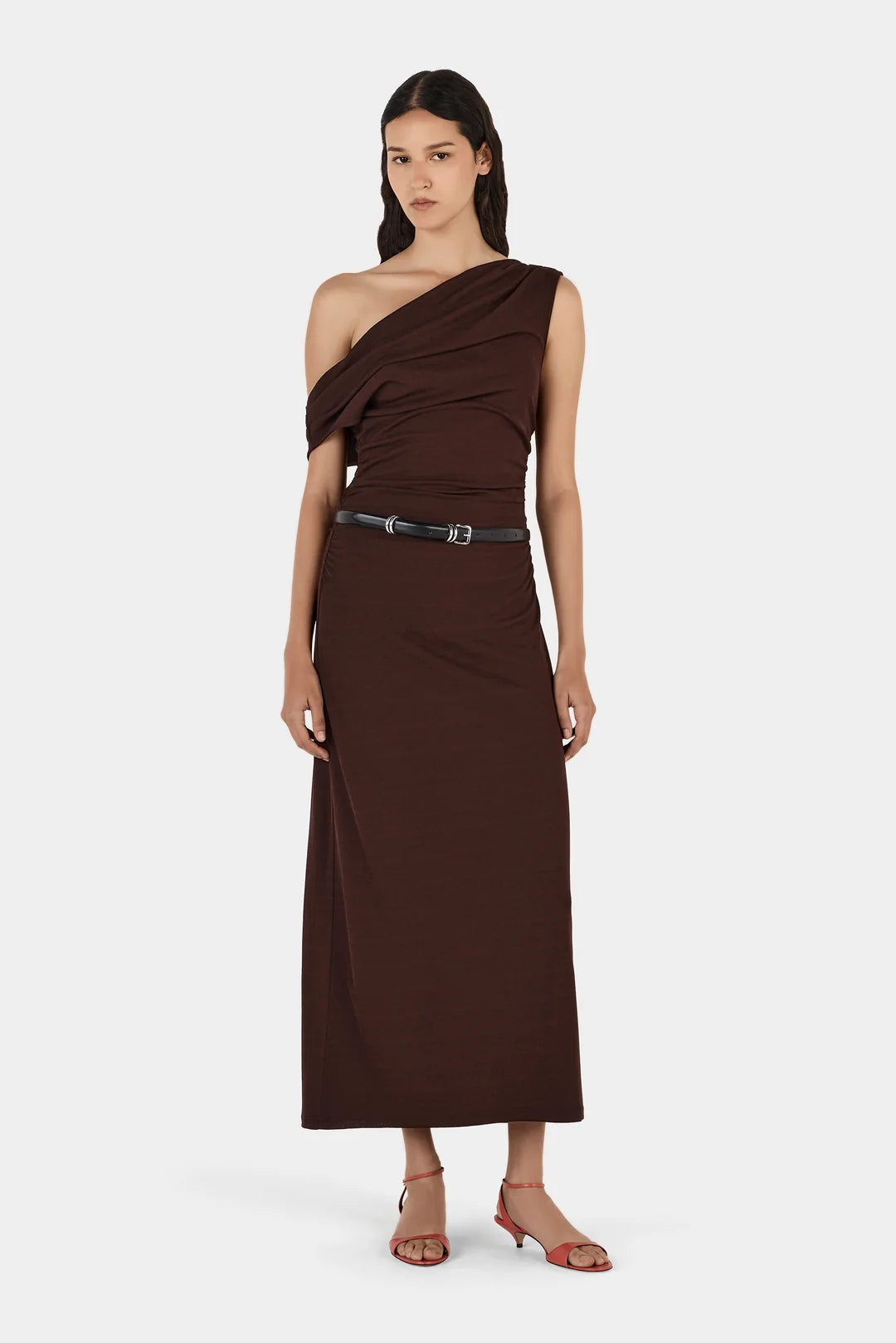 Hansen & Gretel Amara Midi Dress - Choc