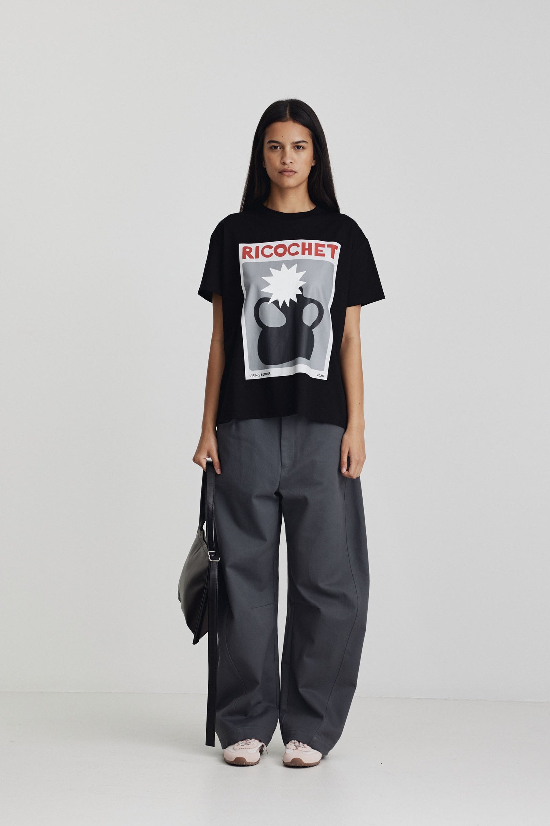 Ricochet Aiden Tee - Black + Black