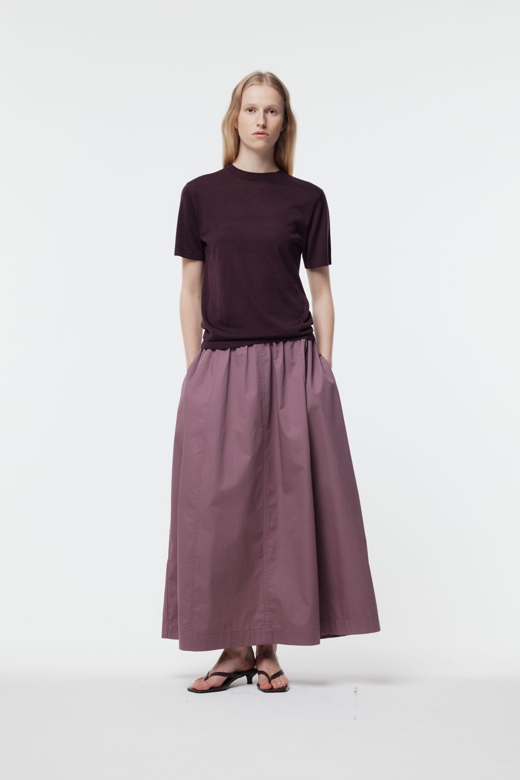 Gregory Dale Skirt - Dusty Mauve