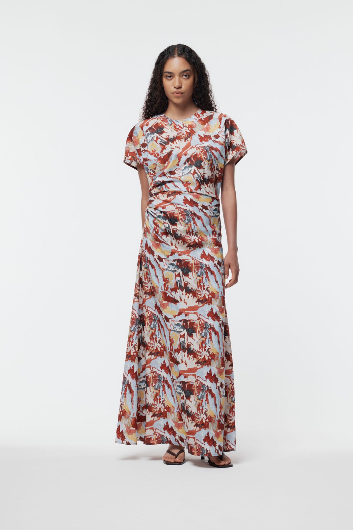 Gregory Terra Dress - Firebloom Print