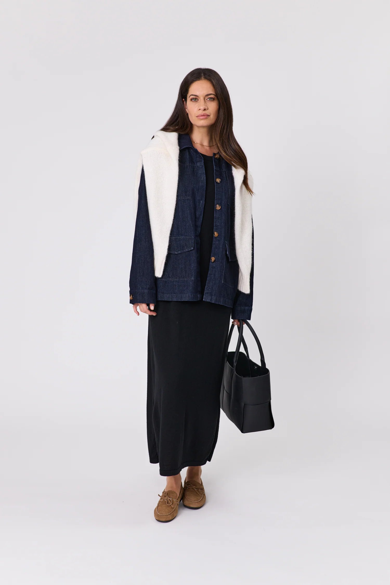 Marlow Serene Merino Dress - Black