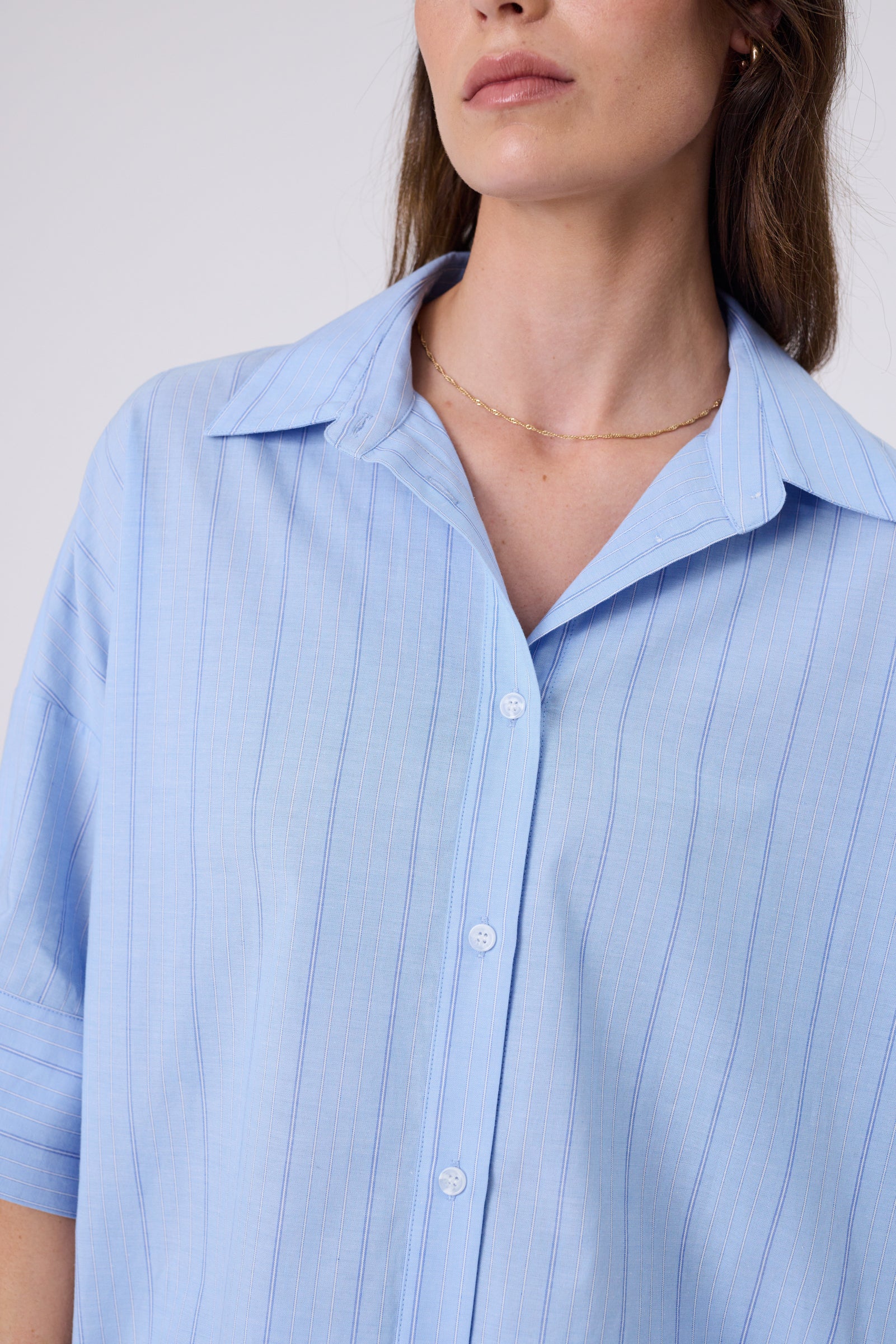 Shoreline Shirt - Blue Stripe