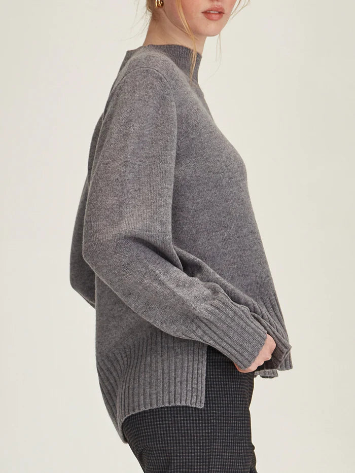 Rei Merino Sweater - Grey Marle