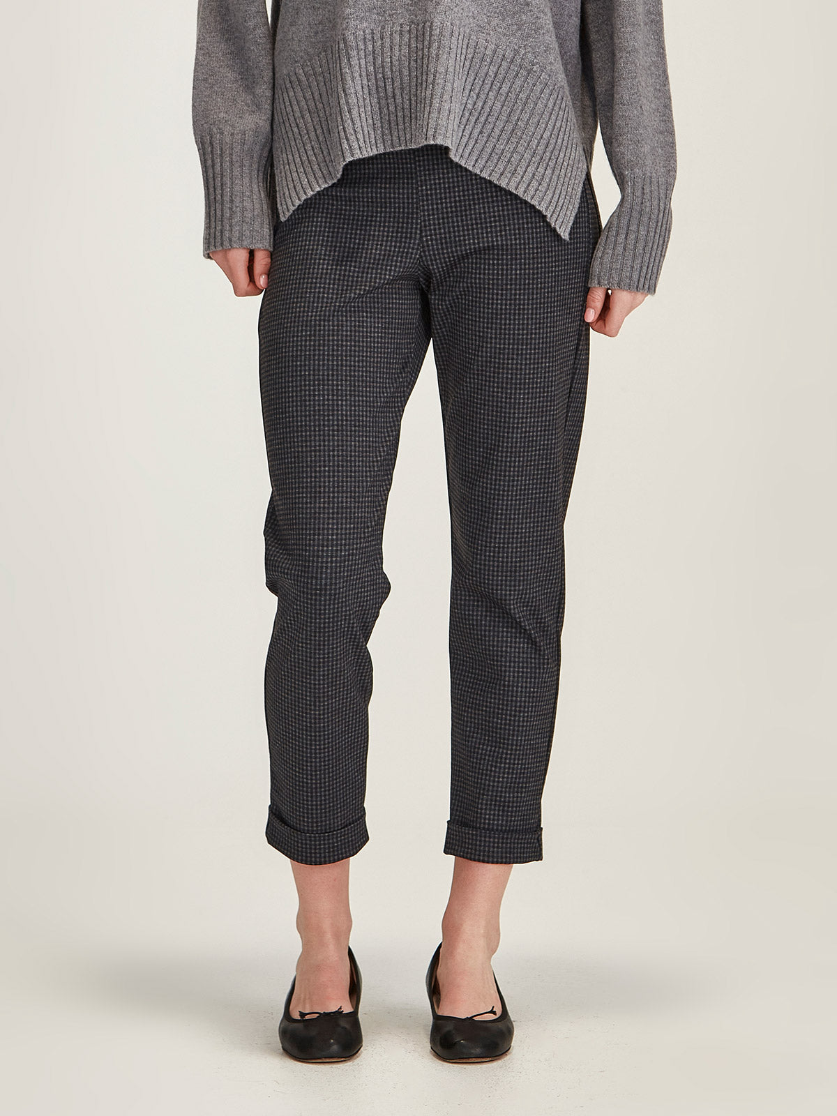 Blue Check Hepburn