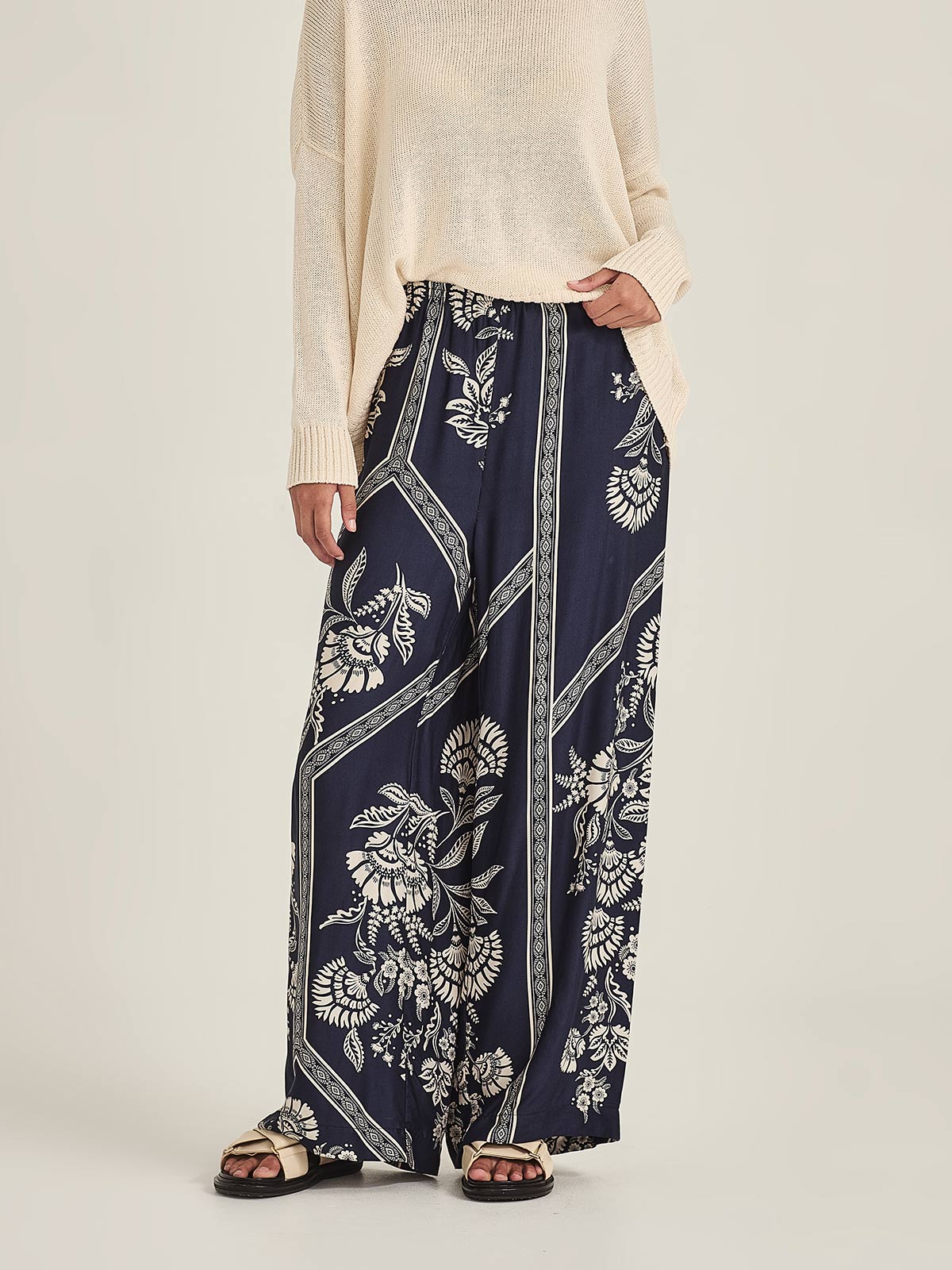 Sills Mondo Print Pant - French Blue