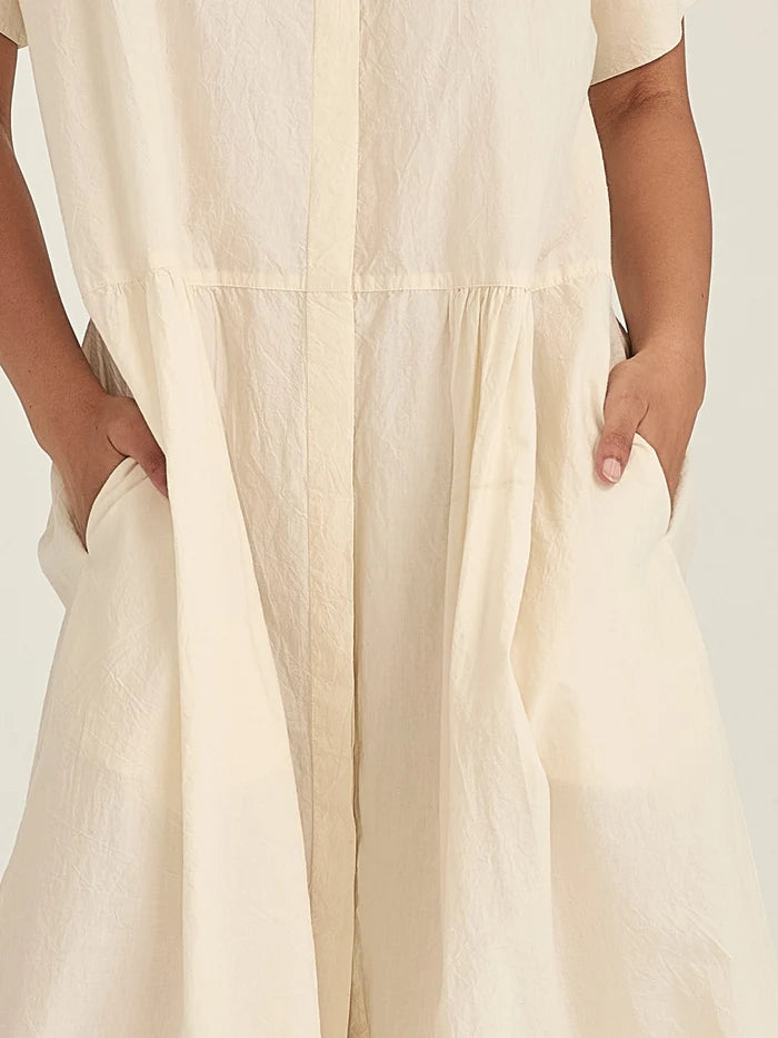 Sills Meadow Dress - Chalk