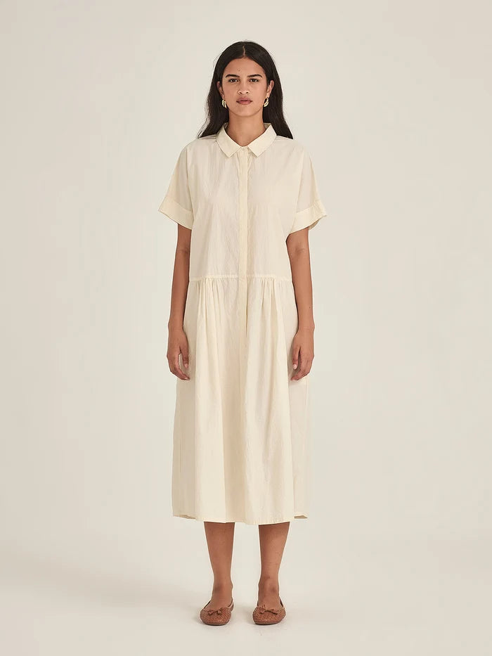 Sills Meadow Dress - Chalk