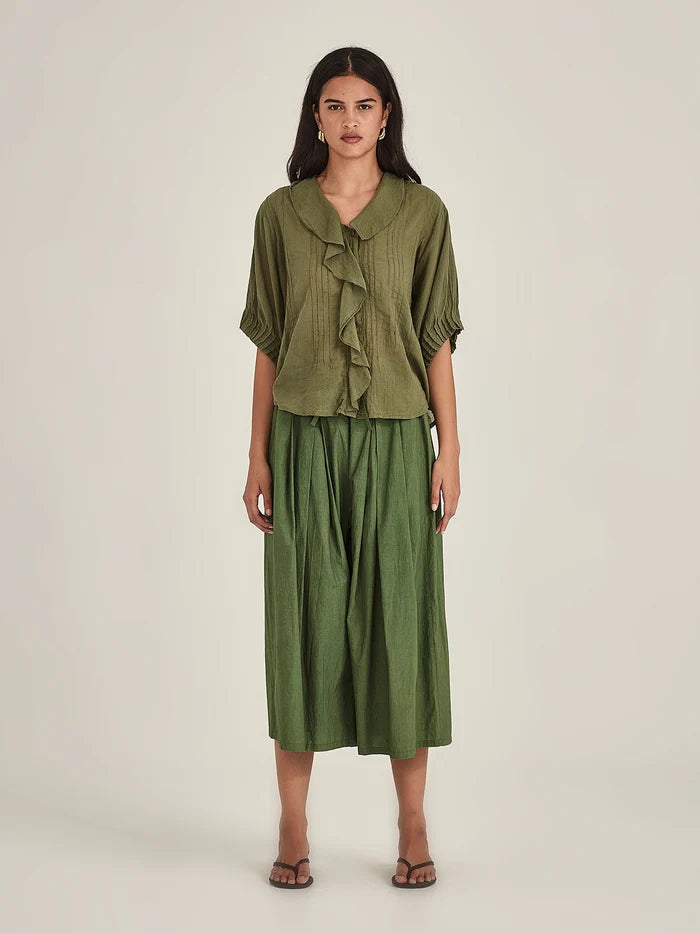 Sills Elodie Blouse - Grass Green
