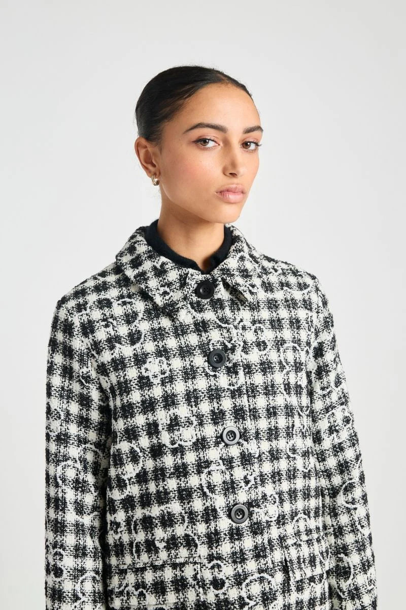Maya Jacket - Black and White
