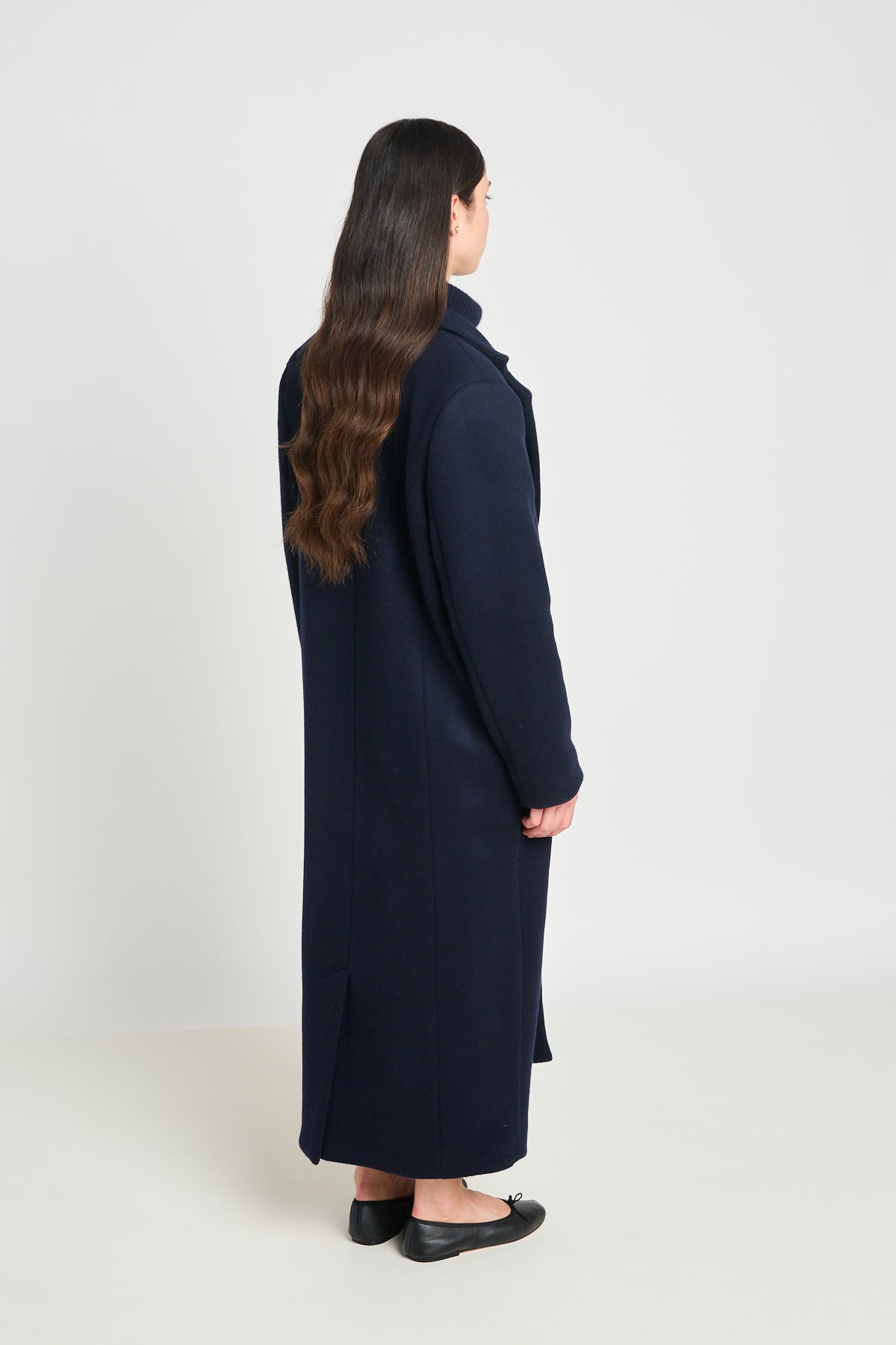 Illusions Coat - Navy